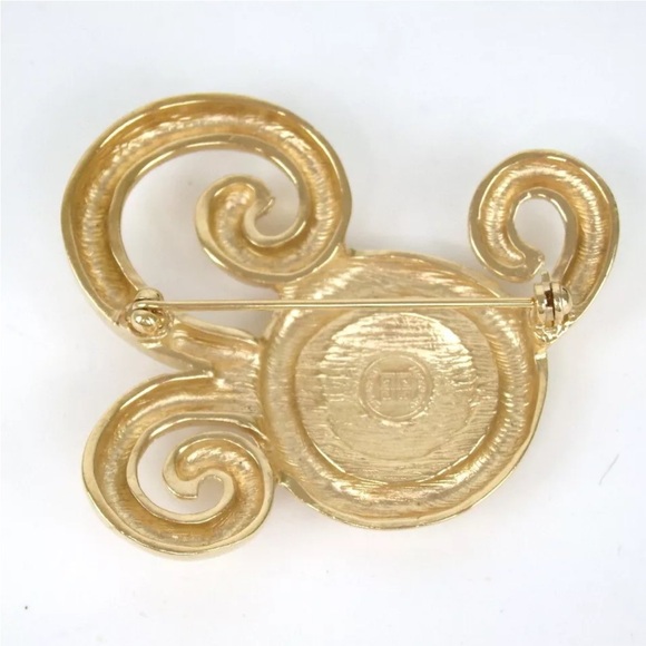 80’s HUGE GIVENCHY like new Paris BROOCH - Picture 4 of 7